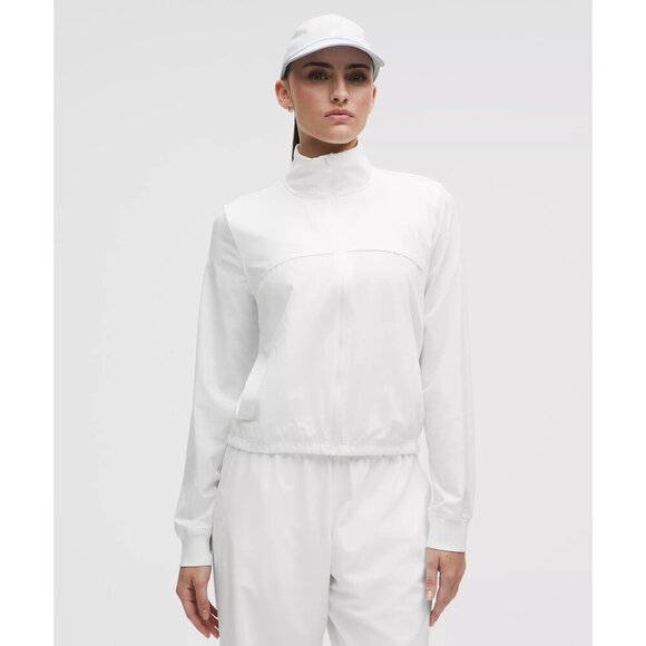 Court Rival Tennis Track Jacket - White/White - Picture 1 of 4